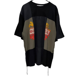 Children of the Discordance x SEMBL RE:PATCH WORK SS TEE L BLACK ASSORT ヴィンテージリメイク空環ハンドステッチパッチワークTシャツ カットソー Tee T-shirt 定価57,200円 チルドレンオブザディスコーダンス センブル