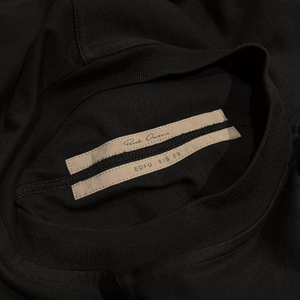 Rick Owens 23SS ナイロンチェストポケットクルーネックTシャツ カットソー Tee T-shirt トップス リックオウエンス メンズ