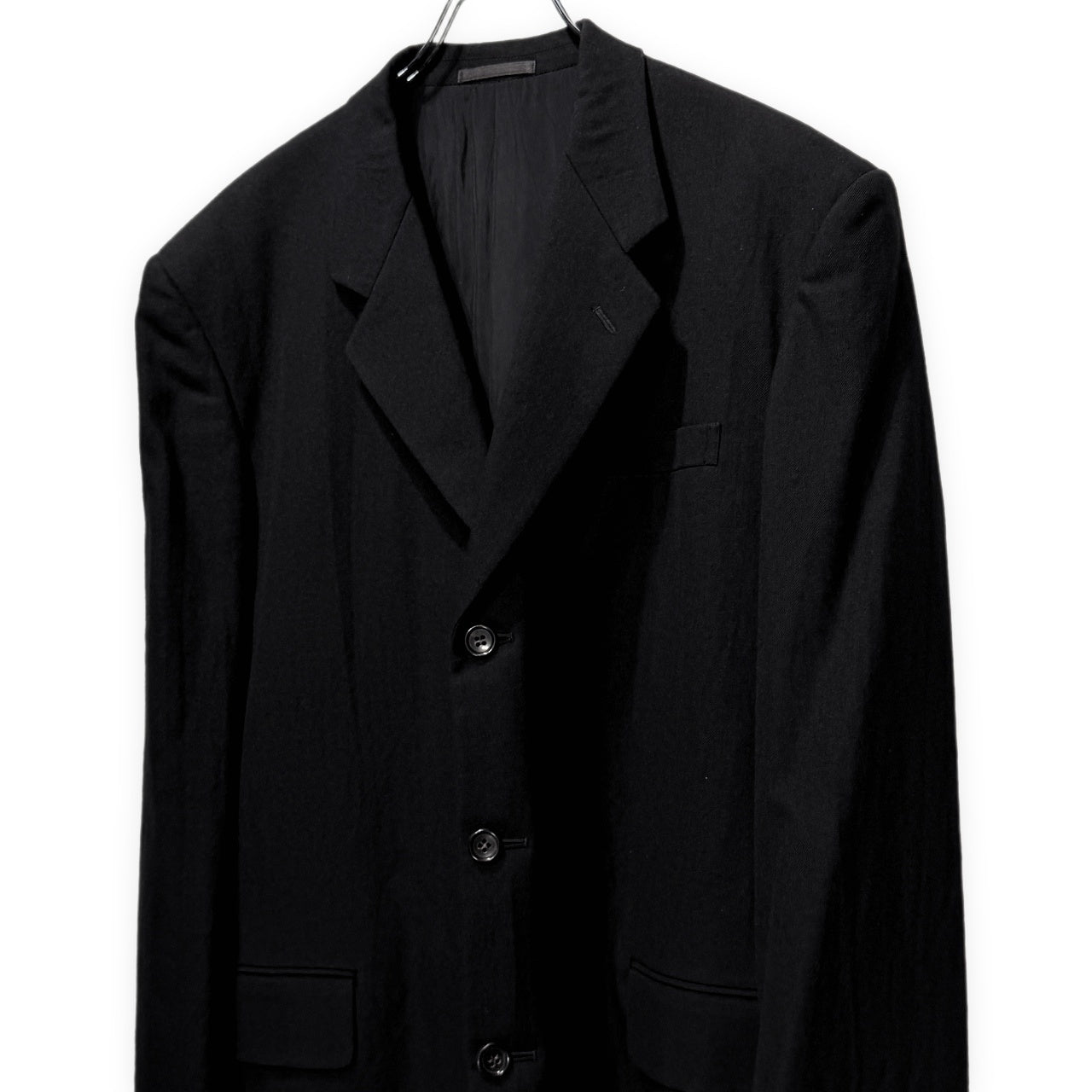COMME des GARCONS HOMME 92AW ウールノッチドラペル3Bテーラードジャケット ブレザー ブルゾン コート アウター Archive 田中オム コムデギャルソンオム メンズ