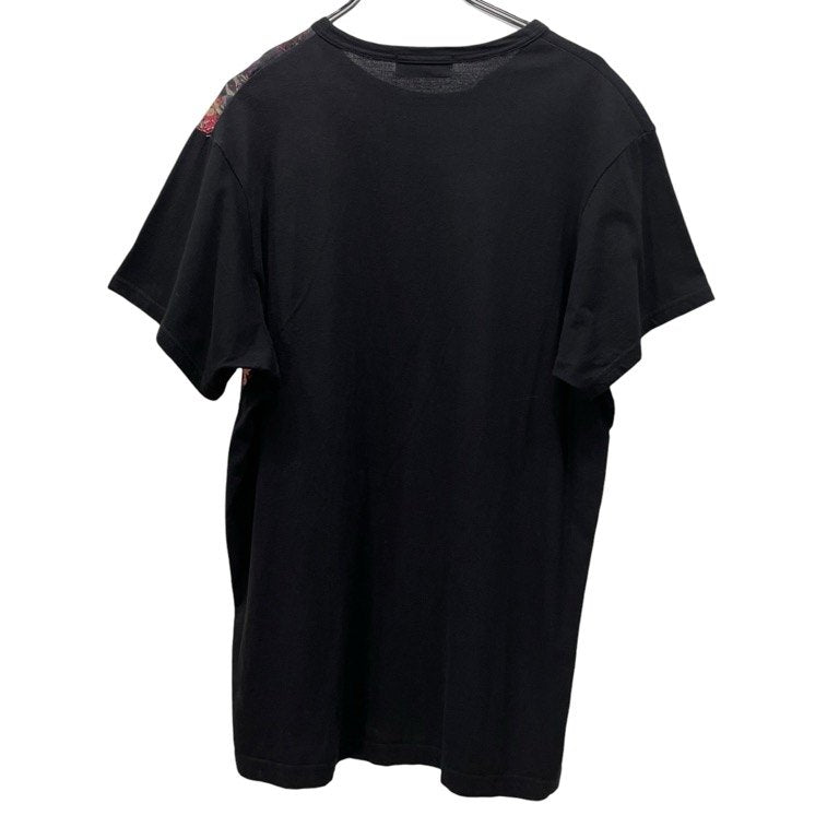 Yohji Yamamoto Pour Homme 23SS パッチワーク柄切替半袖 Tシャツ カットソー Tee T-shirt トップス 定価35,200円 ヨウジヤマモトプールオム メンズ
