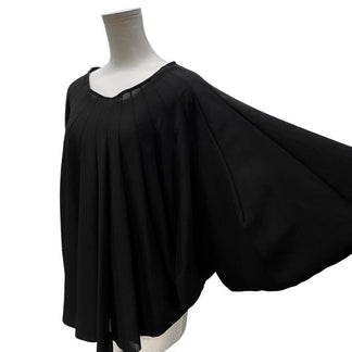 JUNYA WATANABE COMME des GARCONS 09AW ポリエステルジョーゼットドルマンスリーブドレープトップス ブラウス 変形 とろみ Archive ジュンヤワタナベ コムデギャルソン レディース