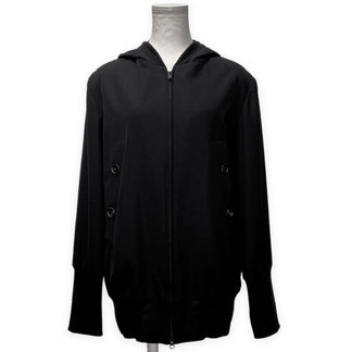 Y's ウールギャバジンジップアップフーデッドブルゾン ジャケット パーカー トップス アウター Yohji Yamamoto Femme ヨウジヤマモトファム ワイズ レディース
