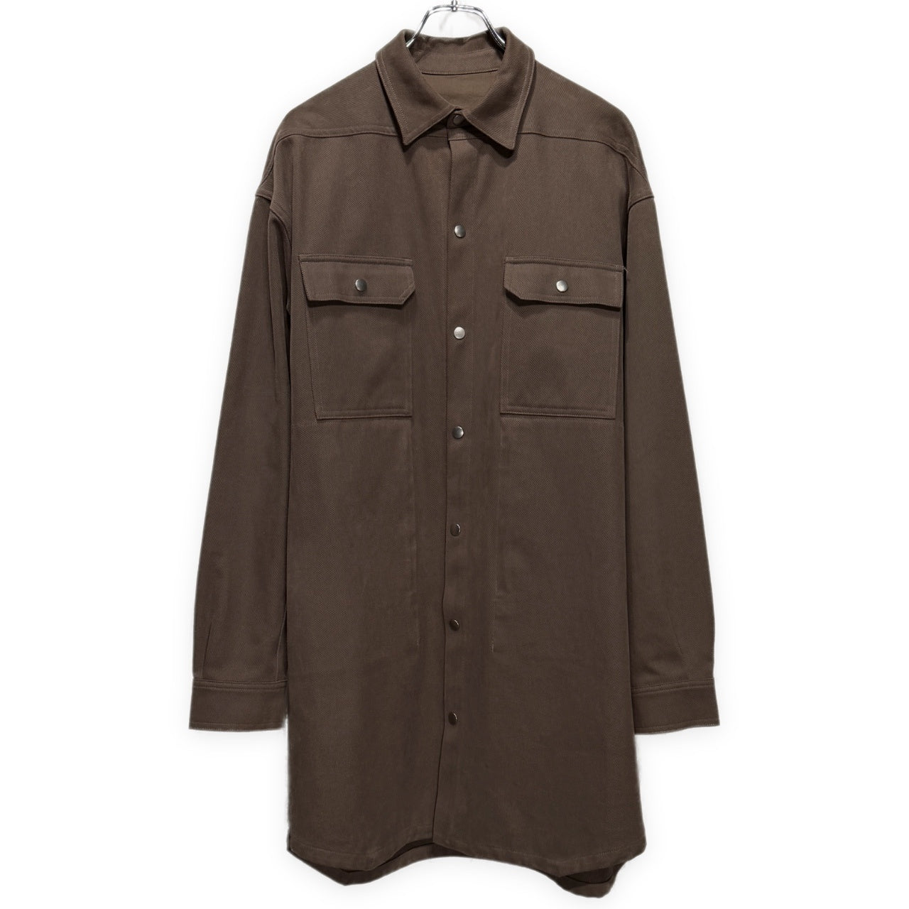 Rick Owens 22AW Strobe Heavy Cotton Shirt ストロボヘビーコットンシャツジャケット ブラウス ブルゾン トップス アウター RU02B2728-CF リックオウエンス メンズ