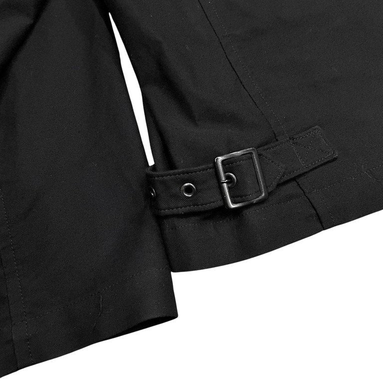 Yohji Yamamoto Pour Homme 23SS A-ONE LAYER SINGLE RIDERS JK コットンギャバジンバックルストラップジップアップシングルライダースジャケット スポーツジャケット ブルゾン Archive ヨウジヤマモトプールオム メンズ