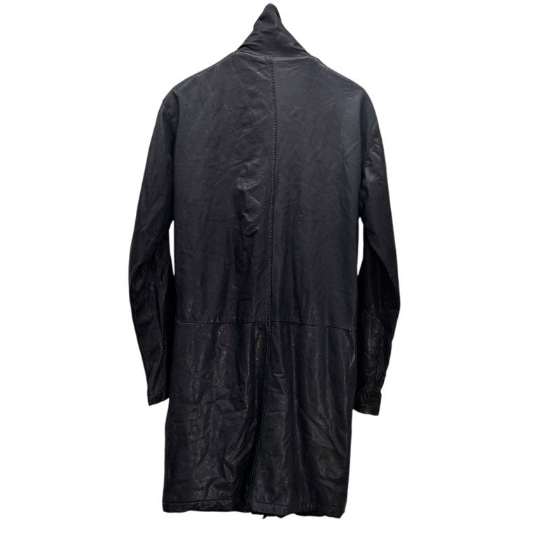 GIORGIO BRATO Limited edition Art.001 ITEM #4 ベビーラムレザー総シルクライニングジップアップレザーコート ジャケット ブルゾン アウター 限定 ジョルジオブラット メンズ