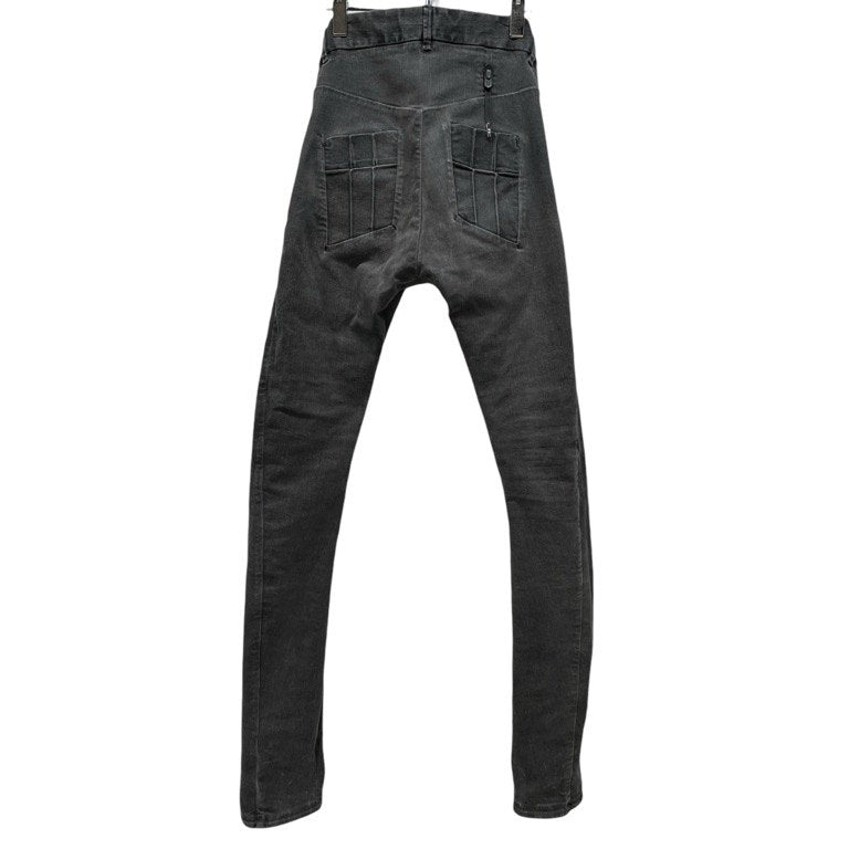 Boris Bidjan Saberi 16AW P13TF RESIN DYED DARK GREY レジンダイタイトフィットパンツ ストレッチスキニージーンズ ボトムス ボリスビジャンサベリ メンズ