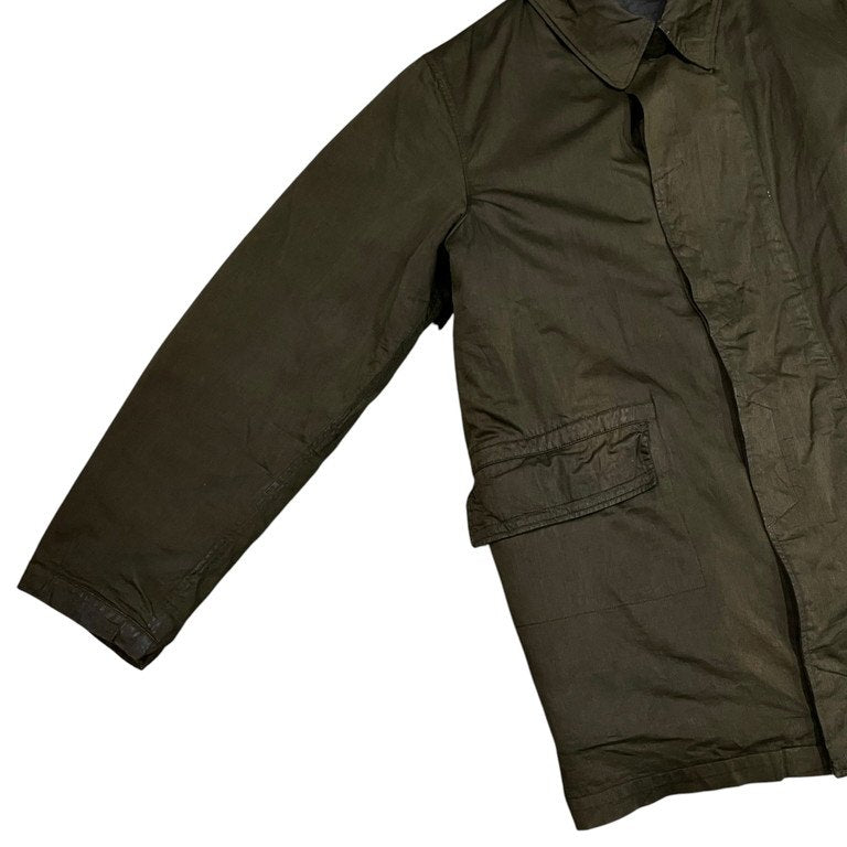 STONE ISLAND 03AW RASO GOMMATO コーティングコットンキルティングライナーコート ジャケット Archive 00s ブルゾン アウター Paul Harvey ポールハーヴェイ Massimo Osti ストーンアイランド メンズ