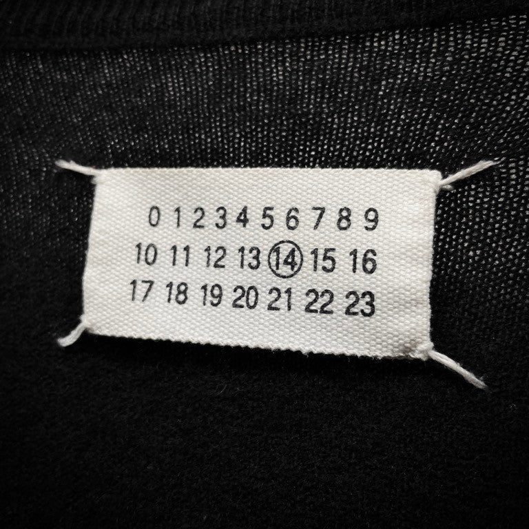Maison Martin Margiela 14 08AW レザーエルボーパッチニットカーディガン Archive ここのえ セーター トップス メゾンマルタンマルジェラ メンズ