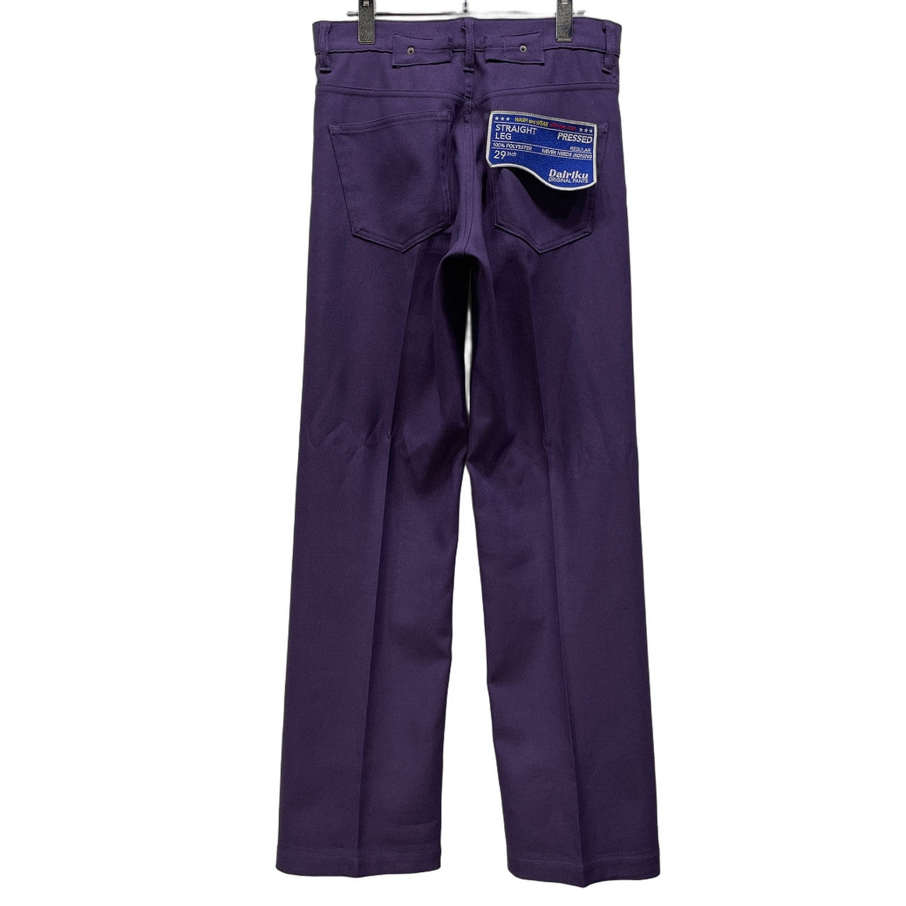 DAIRIKU 19AW Flaser Pressed Pants センタープレスストレートパンツ ボトムス センタークリース ダイリク メンズ