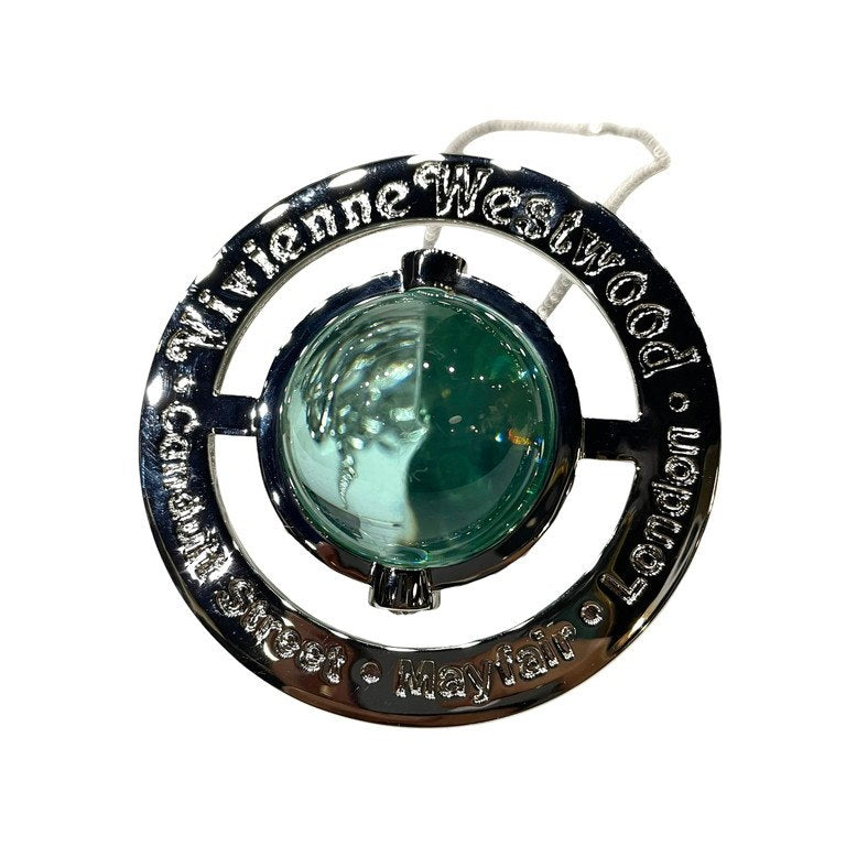 Vivienne Westwood GIANT 3D ORB PENDANT MINT GREEN Worlds End Limited ジャイアントオーブペンダント ネックレス ワールズエンド限定 ミントグリーン シルバー 定価82,500円 ヴィヴィアンウエストウッド メンズ レディース