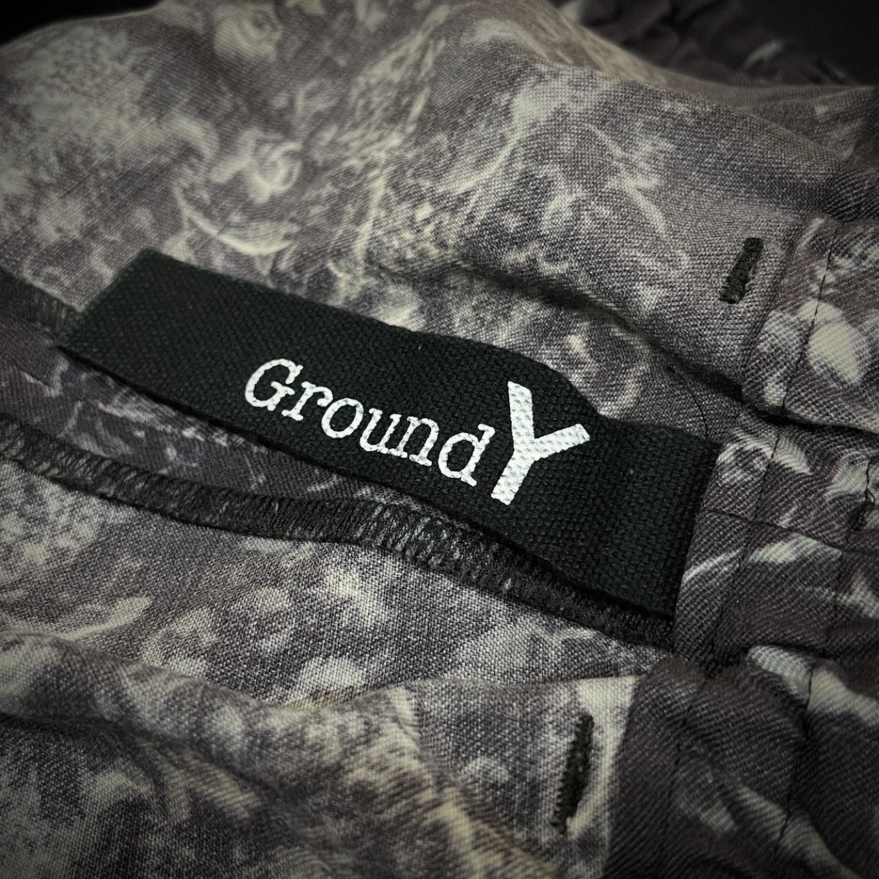 Ground Y 18SS Nicolai Bergmann フラワープリントサルエルワイドハーフパンツ ボトムス 花 Yohji Yamamoto グラウンドワイ ヨウジヤマモト ニコライバーグマン メンズ レディース ユニセックス