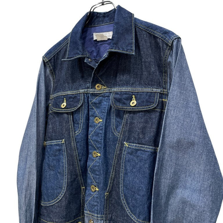 GANRYU 17SS デニムシャンブレードッキングシャツジャケット ラストコレクション 切替 ブルゾン ブラウス トップス アウター Archive ガンリュウ メンズ