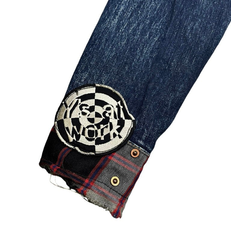 Y's for men × SPOTTED HORSE CRAFT YFMロゴパッチワークデニムトラッカージャケット リメイク Archive ブルゾン Yohji Yamamoto Pour Homme ヨウジヤマモトプールオム ワイズフォーメン スポテッドホースクラフト メンズ