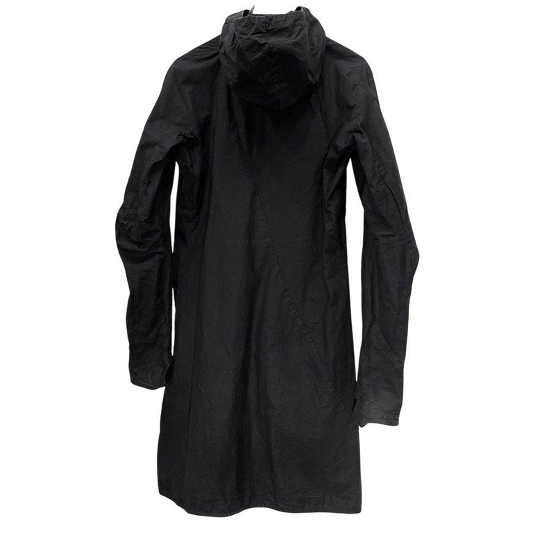 LEON EMANUEL BLANCK HIGH NECK HOODED DISTORTION COAT ハイネックフーデッドディストーションロングコート レオンエマニュエルブランク メンズ