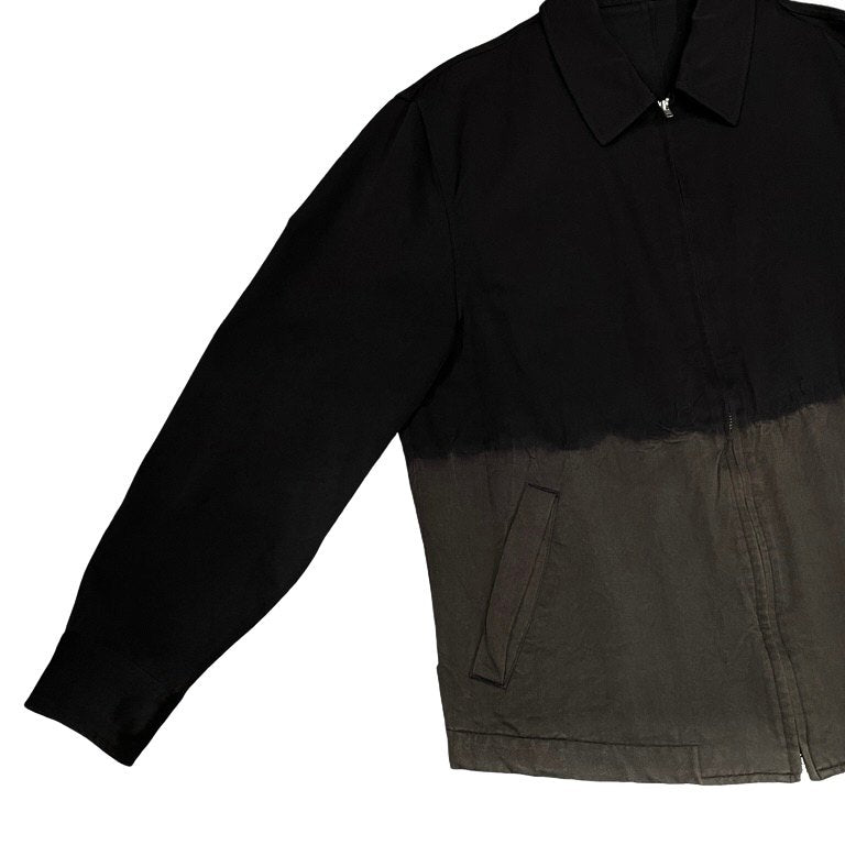 COMME des GARCONS HOMME PLUS 93AW 脱色ウールジップアップスポーツジャケット ブルゾン Archive 90s Artist in his studio アーティストインヒズスタジオ 脱色期 名作 コート アウター コムデギャルソンオムプリュス メンズ