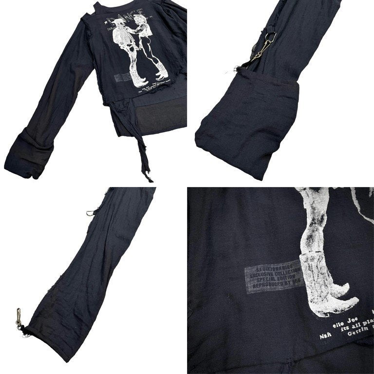 SEDITIONARIES by 666 COWBOYS DANCE MUSLIN TOP GAUZE SHIRT カウボーイモスリントップガーゼシャツ