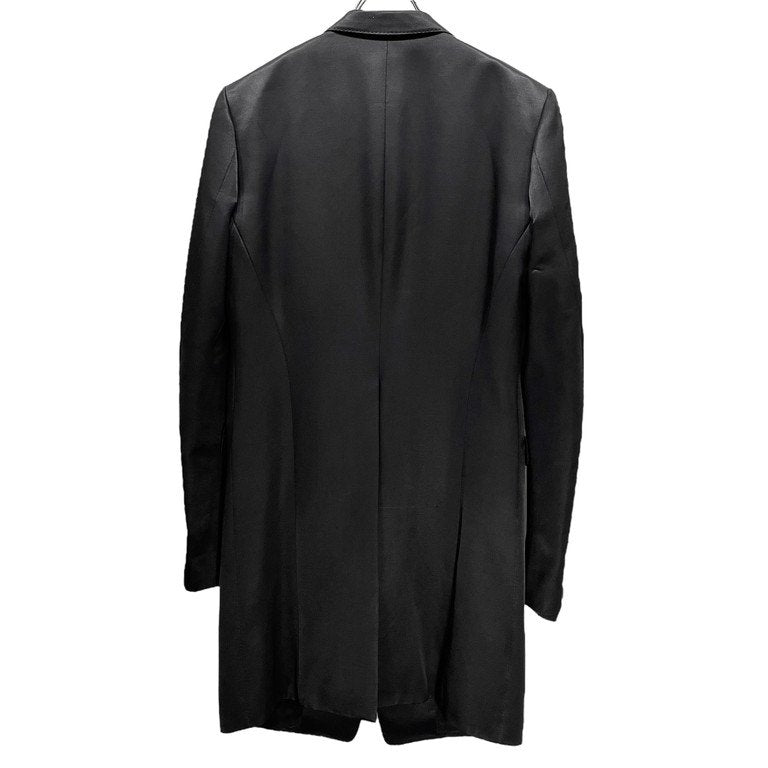 JULIUS 10AW コットンキュプラカルゼ1Bチェスターコート ロングテーラードジャケット goth_ik; ブルゾン アウター ユリウス メンズ