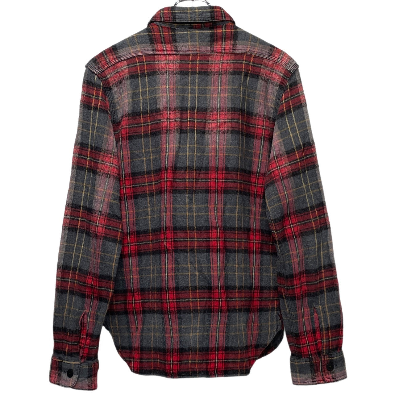 Nigel Cabourn コットンウールフランネルダブルポケットエポレットチェックシャツ ブラウス トップス ナイジェルケーボン メンズ