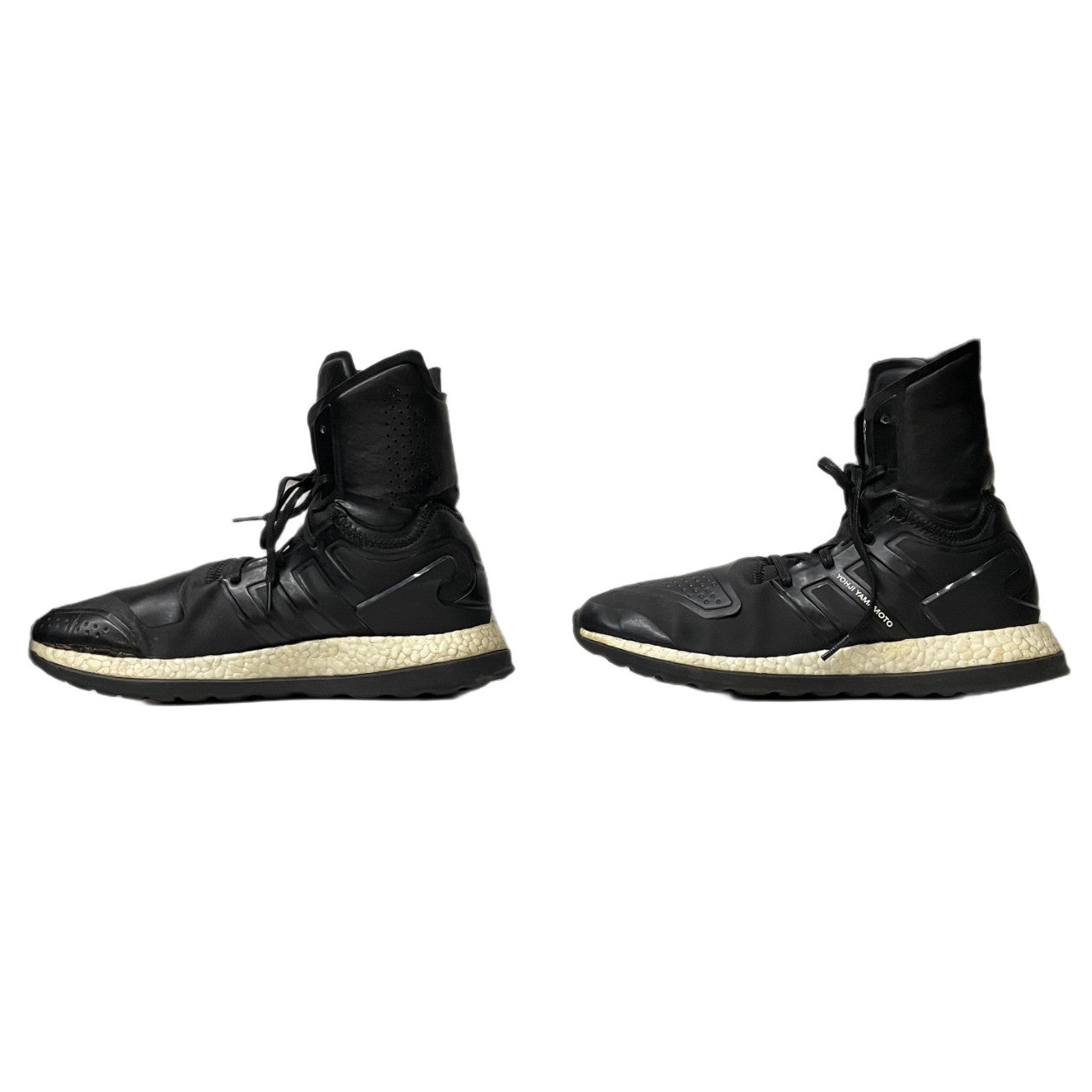 Y-3 PURE BOOST ZG HIGH BB6043 ピュアブースト レースアップハイカットスニーカーブーツ シューズ 靴 クツ 27cm Yohji Yamamoto adidas 定価51,150円 ワイスリー ヨウジヤマモト アディダス メンズ
