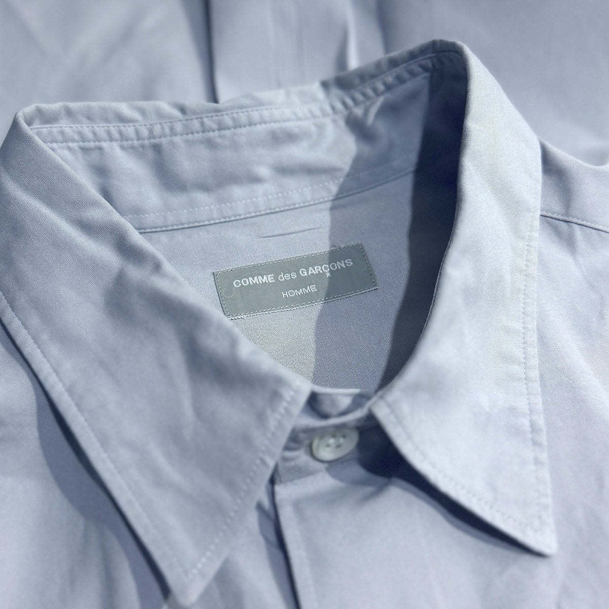 COMME des GARCONS HOMME 91AW コットンブロードオーバーサイズボックスシルエットシャツ ブラウス トップス Archive 90s コムデギャルソンオム メンズ