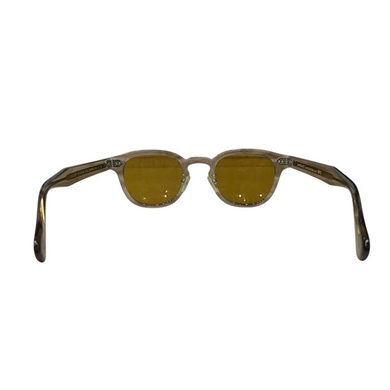 MOSCOT LEMTOSH BROWN ASH ダイヤモンドリベットアセテートフレームウェリントンサングラス セル 眼鏡 メガネ 定価49,500円 モスコット メンズ レディース ユニセックス
