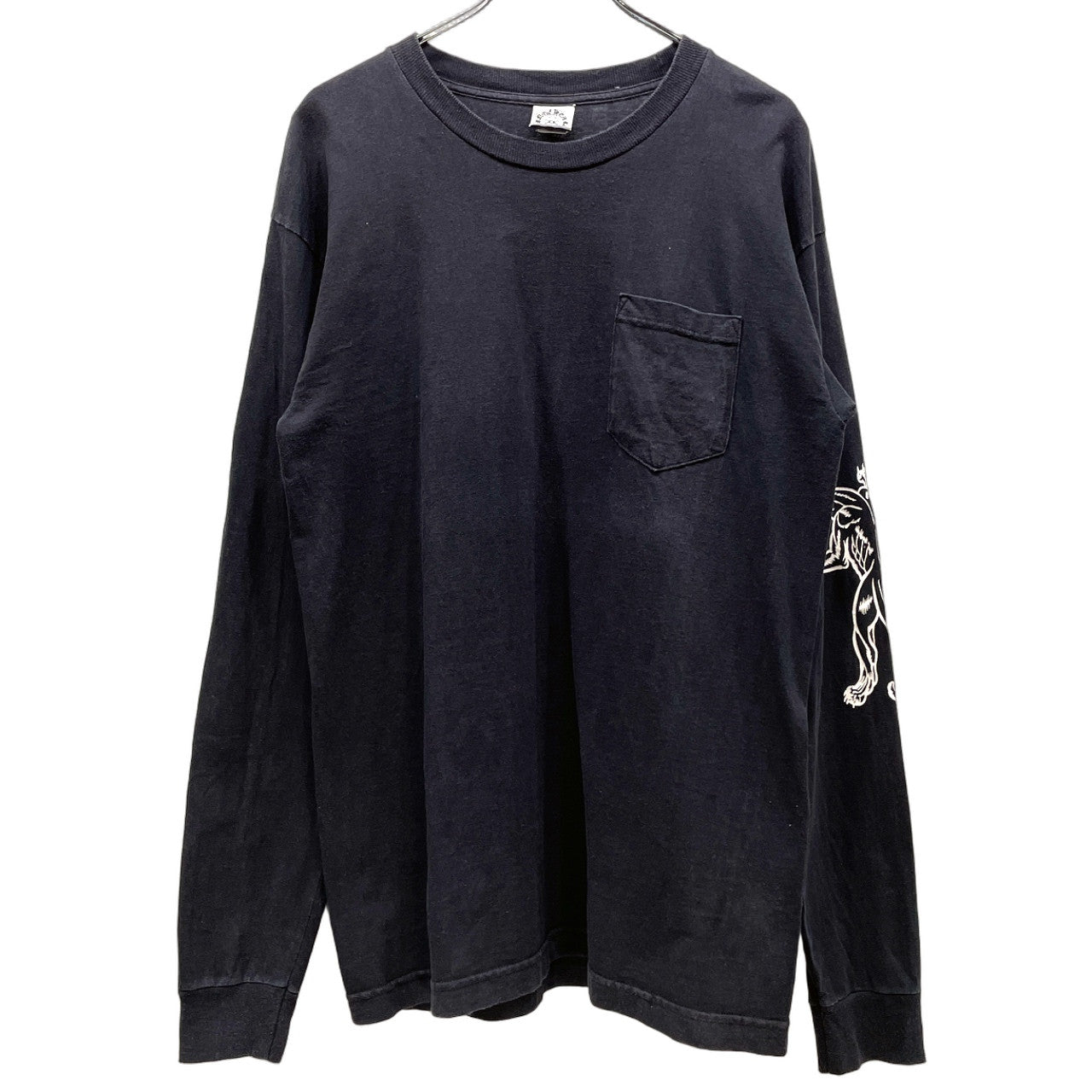 CHROME HEARTS × KYOSUKE HIMURO SOUL STANDING BY タイガー＆CHクロス＆スクロールラベルプリントロングスリーブTシャツ カットソー Tee T-shirt ロゴ 長袖 トップス クロムハーツ 氷室京介 メンズ レディース ユニセックス