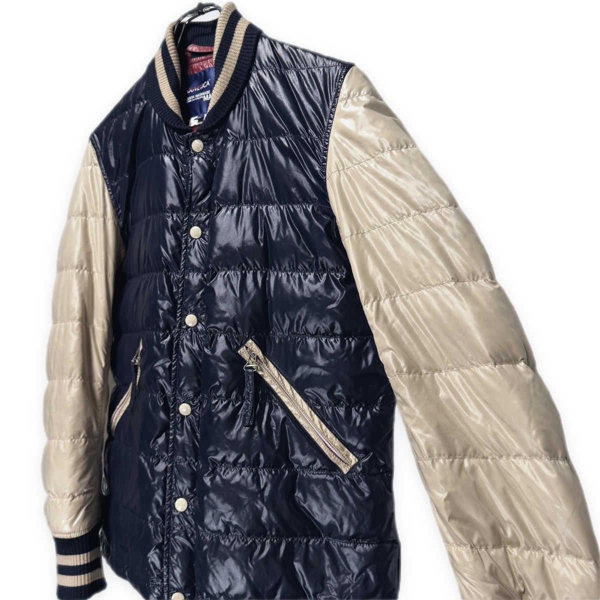 JUNYA WATANABE COMME des GARCONS MAN × DUVETICA 12AW ダウンスタジアムジャンパー スタジャン ブルゾン コート ジャケット アウター Archive ジュンヤワタナベ コムデギャルソン マン デュベティカ メンズ