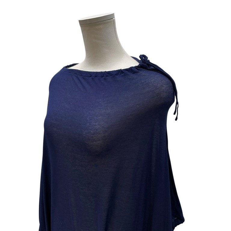 B Yohji Yamamoto 21SS 天竺ドルマンスリーブドローストリングカットソー Tシャツ トップス ビー ヨウジヤマモト レディース