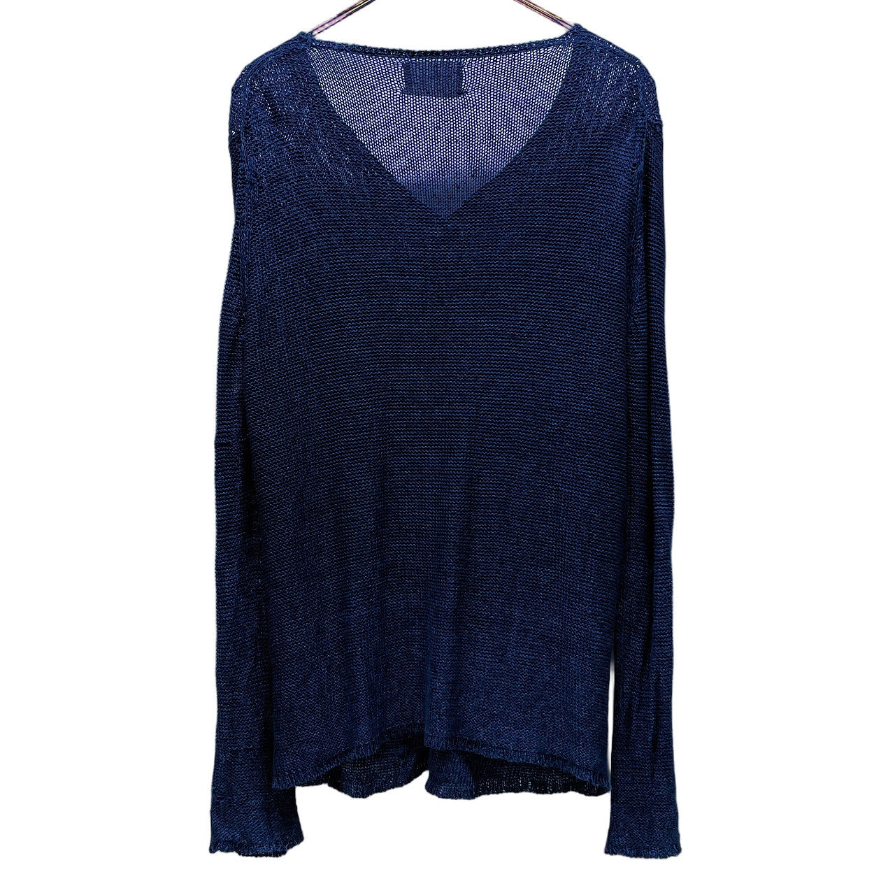 TAKAHIRO MIYASHITA TheSoloist. インディゴリネンニットポケットデザインカーディガン セーター トップス タカヒロミヤシタ ザ ソロイスト メンズ