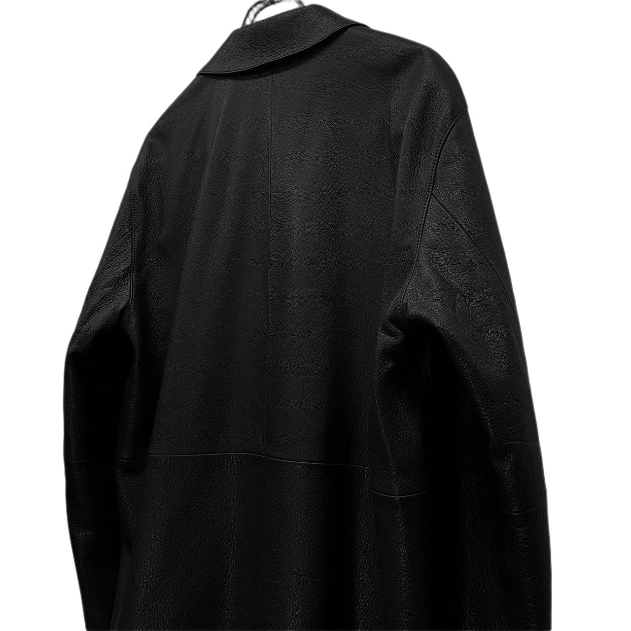 AURALEE 21AW GOAT LEATHER JACKET ゴートレザーフライフロントテーラードジャケット ブルゾン コート アウター 定価154,000円 A21AJ01GL オーラリー メンズ
