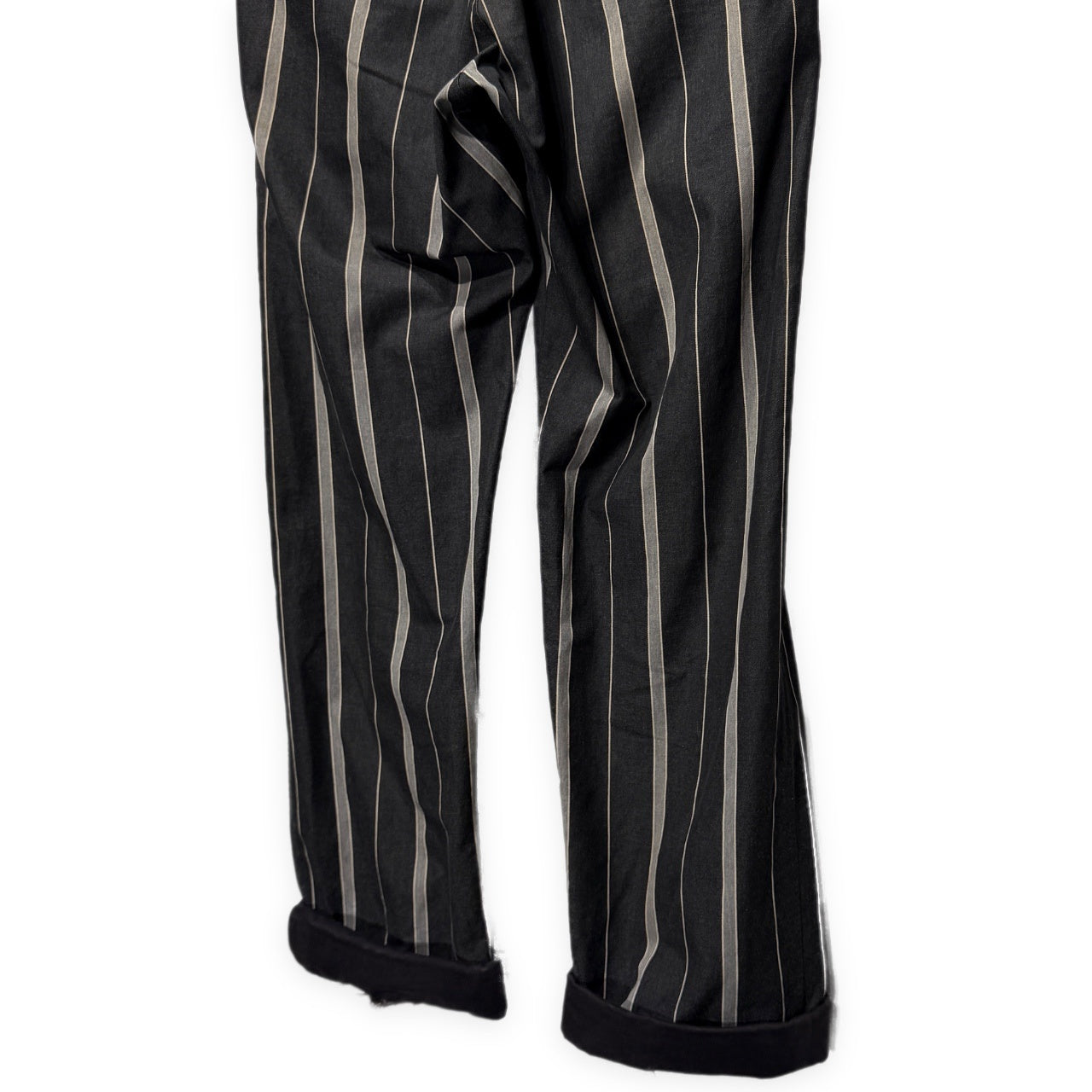 ISSEY MIYAKE MEN 02AW コットンツイルストライプパンツ トラウザーズ スラックス ボトムス Archive 00s イッセイミヤケメン メンズ