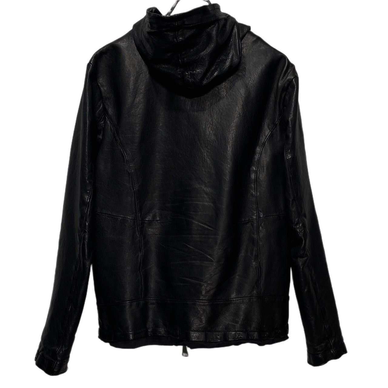 GIORGIO BRATO 17SS ラムレザーフーデッドジップアップジャケット ブルゾン パーカー フード ジョルジオブラット メンズ