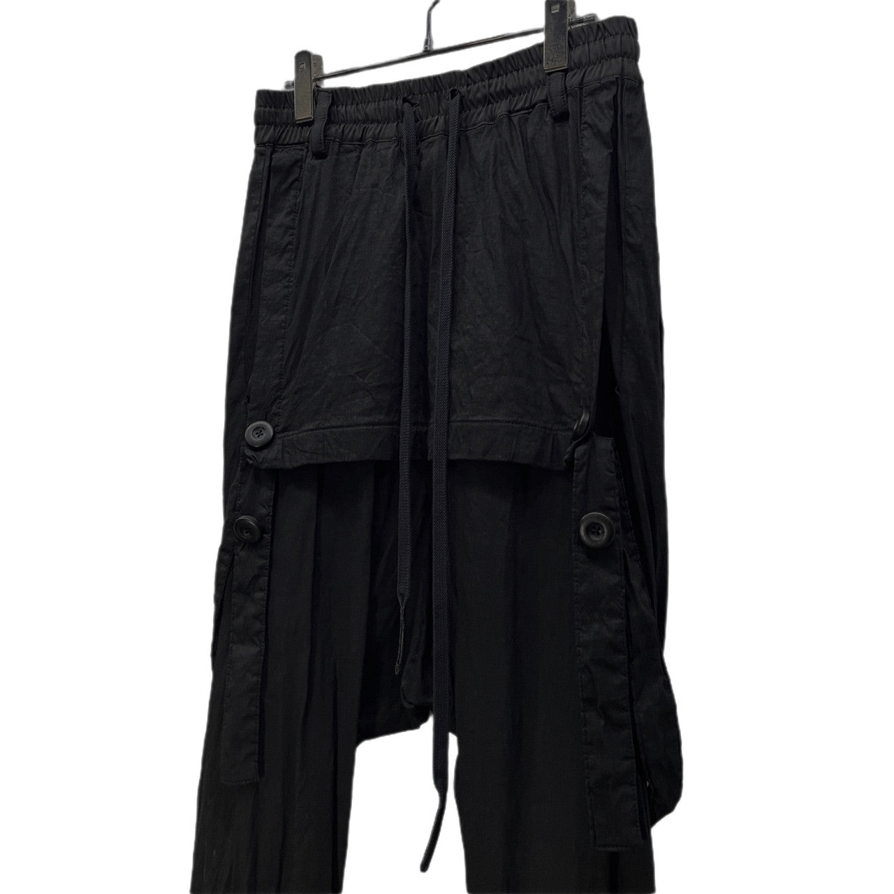 A.F ARTEFACT ストレッチリネンレーヨンオーバーオールサルエルパンツ サスペンダー ボトムス エーエフ アーティファクト メンズ