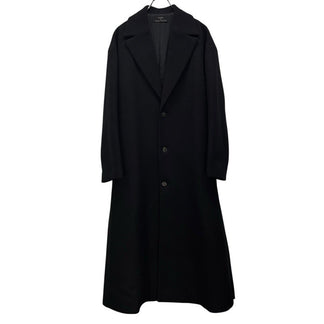 kujaku by Takuma Nishizaka ウールカシミヤサイドスリットチェスターロングコート アウター クジャク メンズ レディース ユニセックス