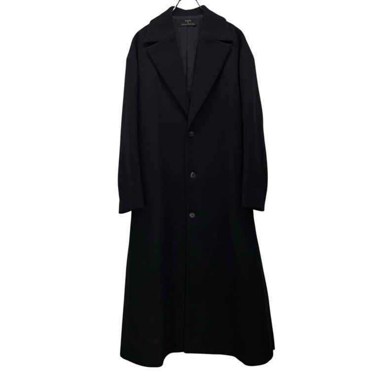 kujaku by Takuma Nishizaka ウールカシミヤサイドスリットチェスターロングコート アウター クジャク メンズ レディース ユニセックス