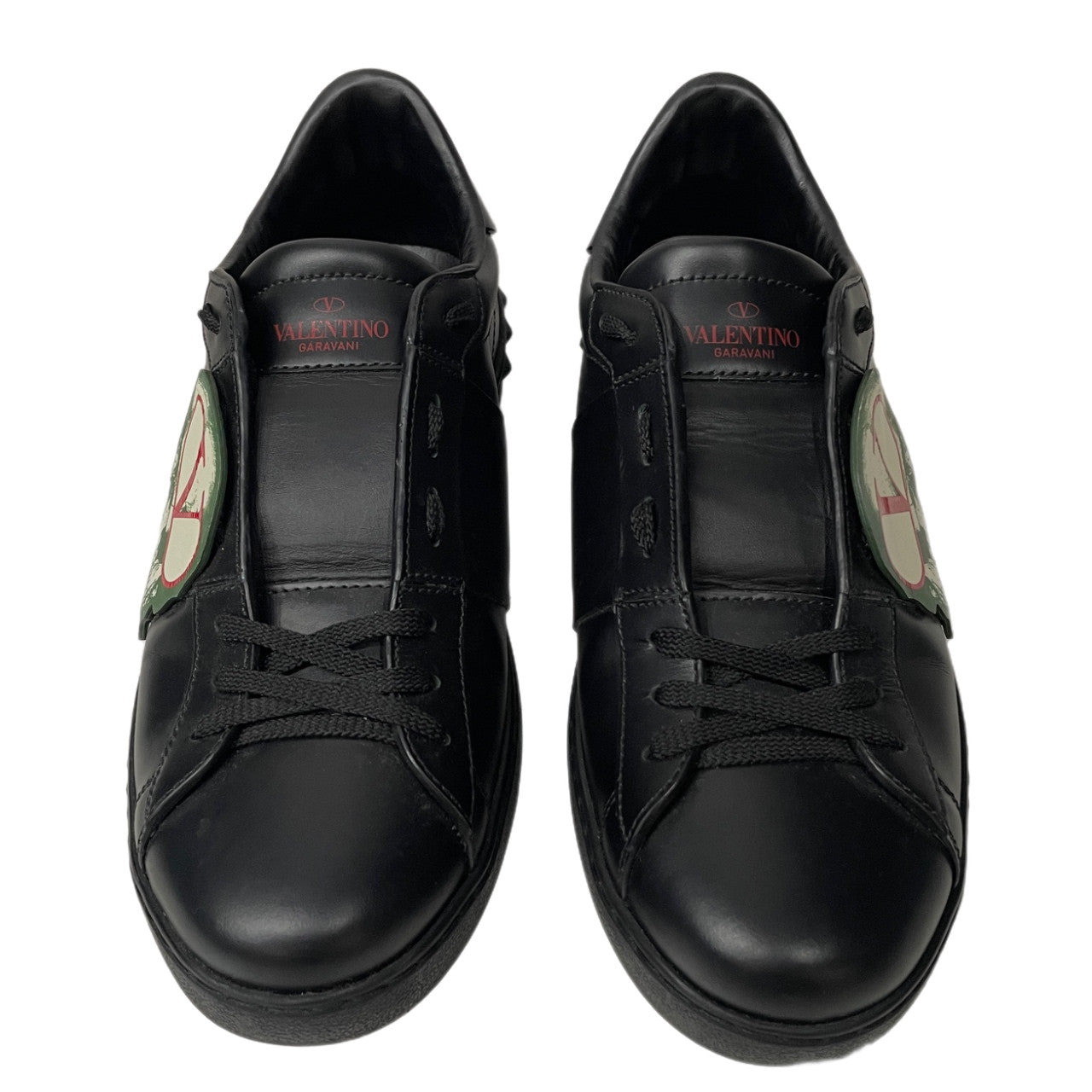 UNDERCOVER × VALENTINO GARAVANI 19AW ロックスタッズスカルパッチレザーローカットスニーカー シューズ 靴 クツ 41 アンダーカバー ヴァレンティノ ガラヴァーニ メンズ