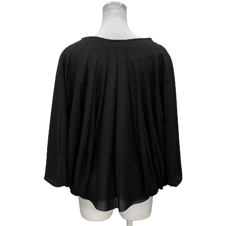JUNYA WATANABE COMME des GARCONS 09AW ポリエステルジョーゼットドルマンスリーブドレープトップス ブラウス 変形 とろみ Archive ジュンヤワタナベ コムデギャルソン レディース