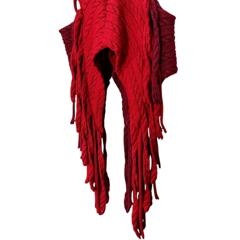 LOEWE 21SS ノースリーブフリンジケーブルロングニットベスト LOOK35 LOOK36 トップス アウター ジョナサンアンダーソン J.W. ANDERSON ロエベ メンズ