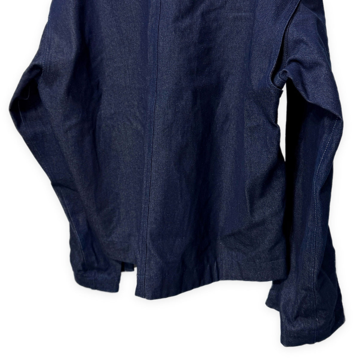 A.F ARTEFACT DENIM TUCK SLEEVES JACKET デニムタックスリーブジップアップジャケット ブルゾン コート アウター エーエフ アーティファクト メンズ