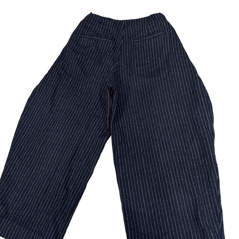 Vivienne Westwood ANGLOMANIA ウールストライプフランネルサイドダブルラップパンツ ボトムス ヴィヴィアンウエストウッド アングロマニア メンズ レディース ユニセックス