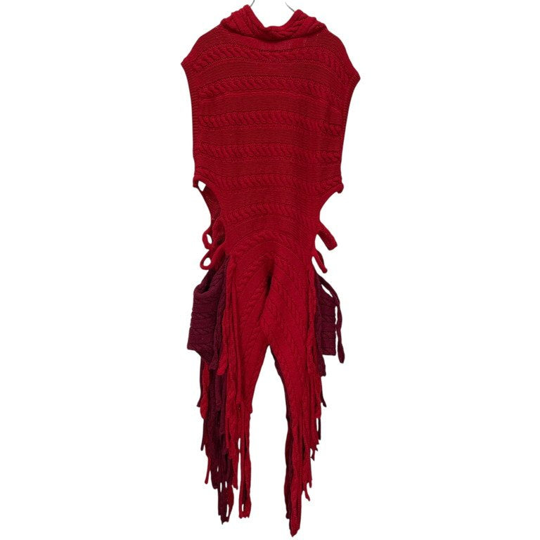 LOEWE 21SS ノースリーブフリンジケーブルロングニットベスト LOOK35 LOOK36 トップス アウター ジョナサンアンダーソン J.W. ANDERSON ロエベ メンズ