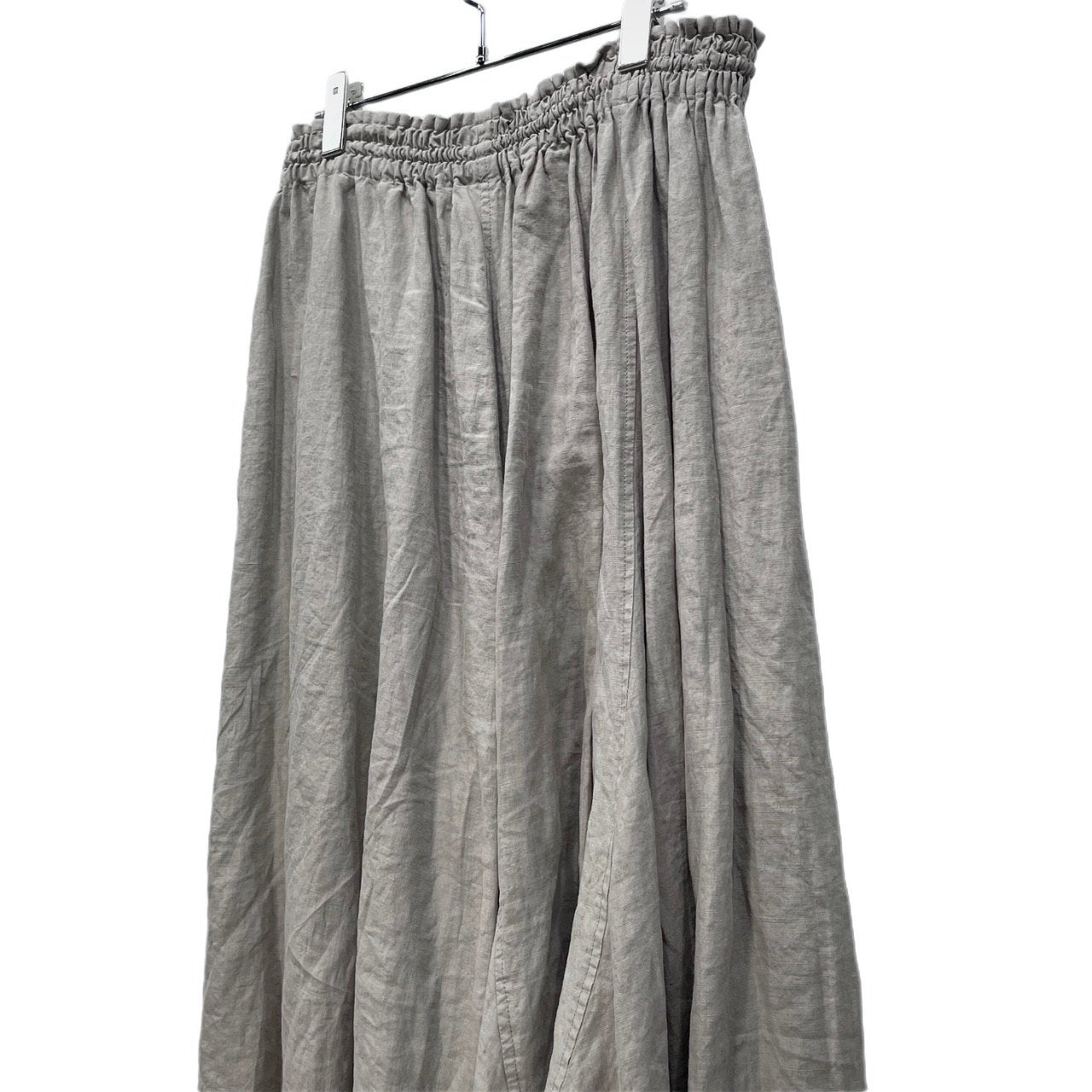 Y's キュプラレイヤードリネンアシンメトリーイージーワイドサルエルパンツ ボトムス Yohji Yamamoto Femme ワイズ ヨウジヤマモト レディース