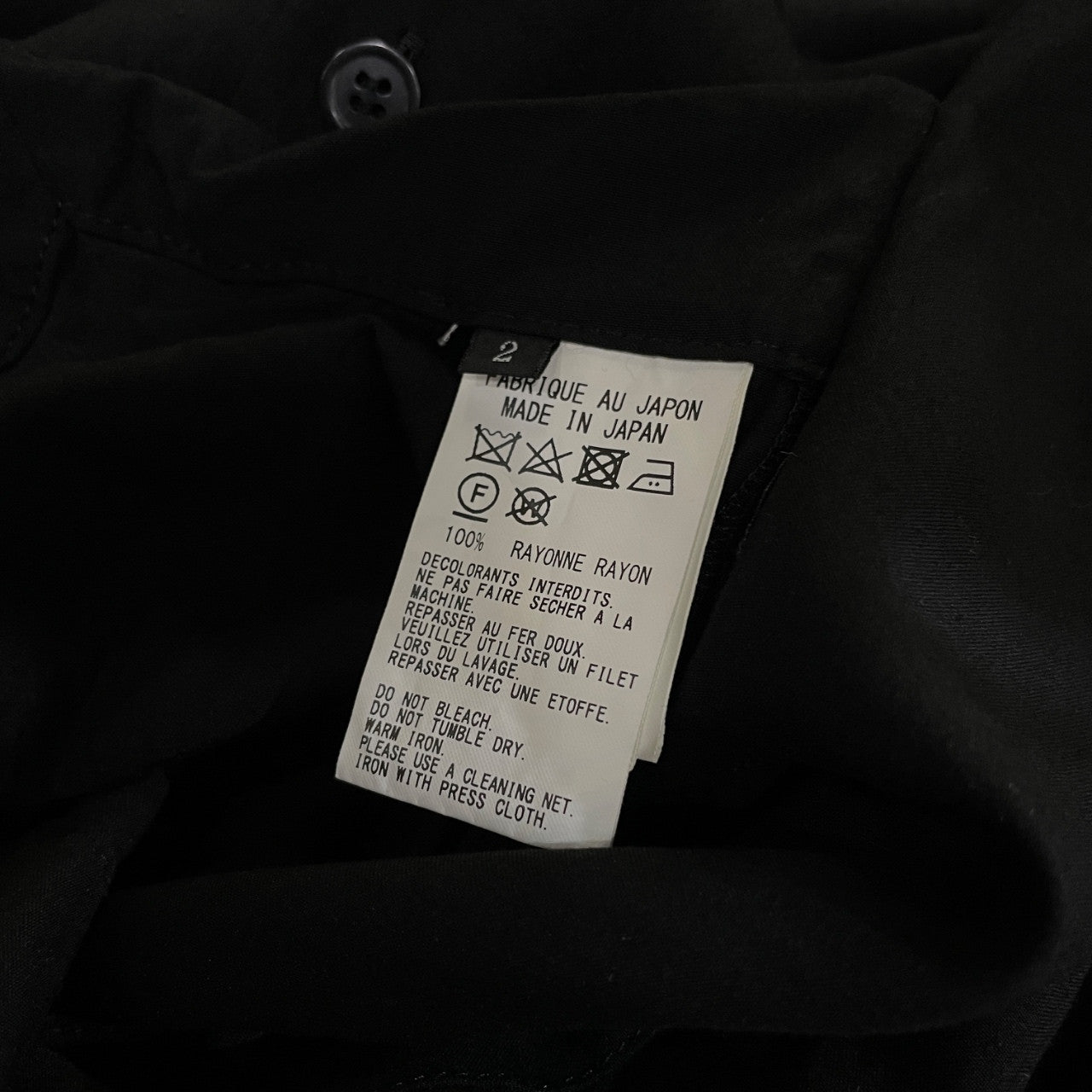 Y's 21SS BROADCLOTH TA-PONCHO BLOUSE レーヨンブロードクロススクエアカットサイドボタンポンチョブラウス シャツ トップス マント Yohji Yamamoto Femme ワイズ ヨウジヤマモト レディース