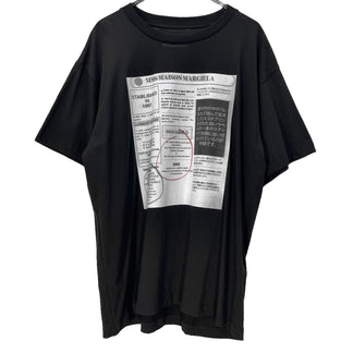 MM6 Maison Margiela 25SS ブランドロゴプリントオーバーサイズTシャツ カットソー Tee T-shirt トップス 半袖 エムエムシックス メゾンマルジェラ メンズ レディース ユニセックス