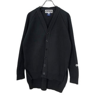 CDG × LOCHAVEN of SCOTLAND 21AW ロゴプリントバックロングアクリルニットカーディガン トップス AD2021 コムデギャルソン シーディージー ロックハーベン メンズ レディース ユニセックス