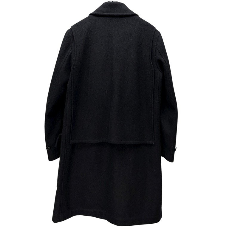 Ground Y 19AW ウールモッサトグルボタンロングコート ダッフル アウター Yohji Yamamoto グラウンドワイ ヨウジヤマモト メンズ レディース ユニセックス