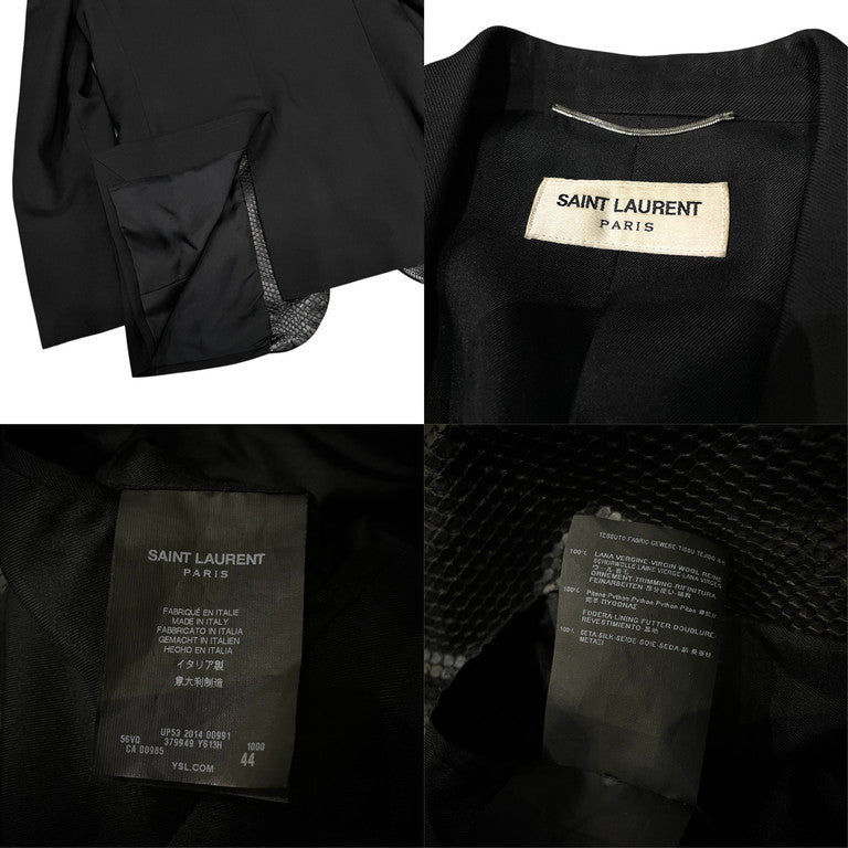 SAINT LAURENT サンローランパリ 15SS エディスーツ ブラック SAINT LAURENT サンローランパリ 15SS エディスーツ ブラック