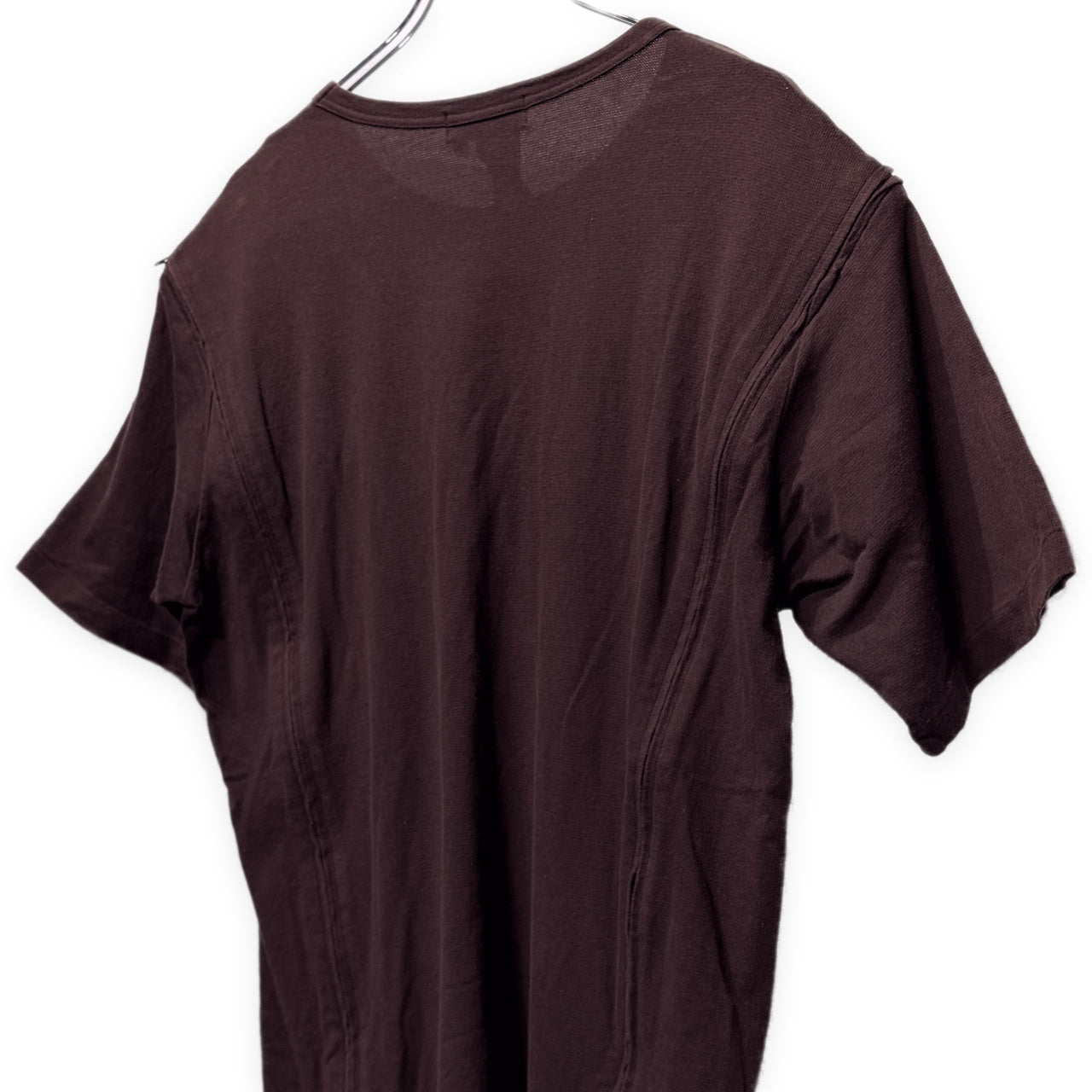 Yohji Yamamoto Pour Homme ジップデザインクルーネックTシャツ カットソー Tee T-shirt トップス Archive 半袖 ヨウジヤマモトプールオム メンズ
