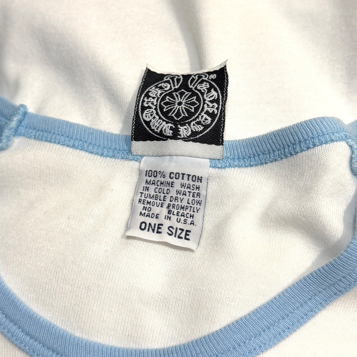 CHROME HEARTS ラグランノースリーブクロスプリントTシャツ カットソー Tee T-shirt トップス クロムハーツ レディース