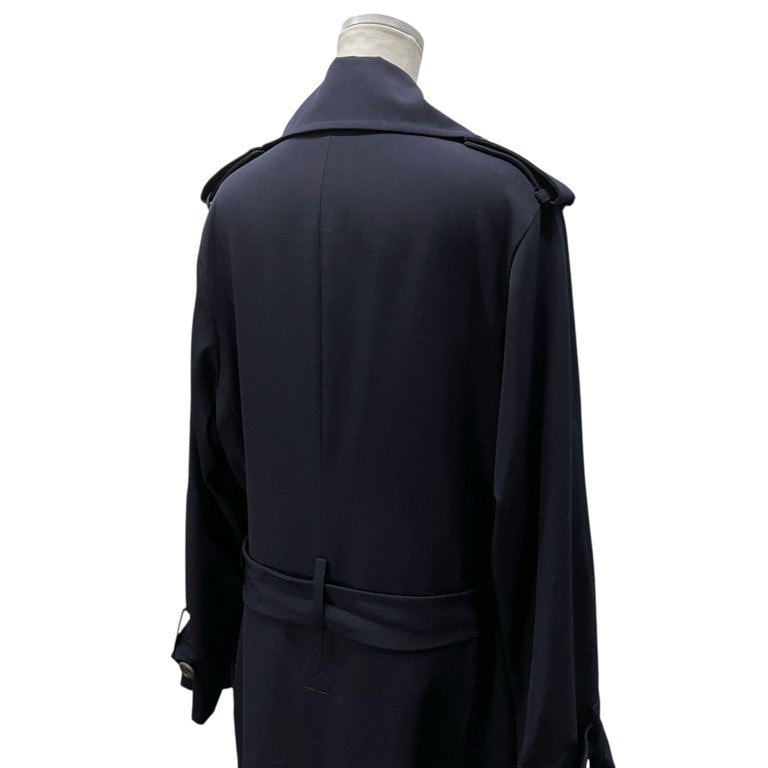 Y's ウールギャバジンベルテッドロングコート Archive 90s ジャケット ブルゾン アウター Yohji Yamamoto Femme ヨウジヤマモトファム ワイズ レディース